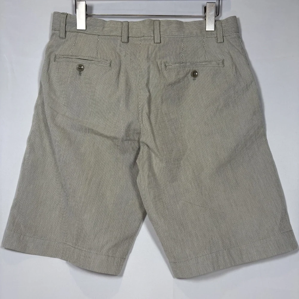Banana‎ Republic Flat Front Mens Pinstriped 32  #1015